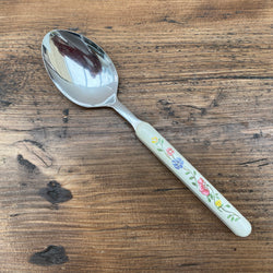 Johnson Bros "Summer Chintz" Dessert Spoon (Viners) - Cream Handle/Earlier Version
