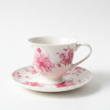 Laura Ashley Pink Chrysanthemum Tea Cup & Saucer