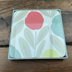 Laura Ashley Serena Coasters Boxed Set of 4