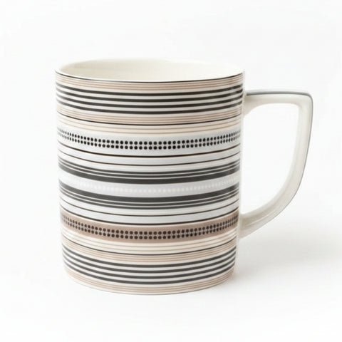 M & S 8502 Horizontal Lines Mug