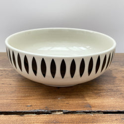 M & S Andante Leaves Black Cereal Bowl