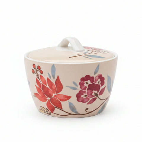 M & S Oriental Garden Lidded Sugar Bowl