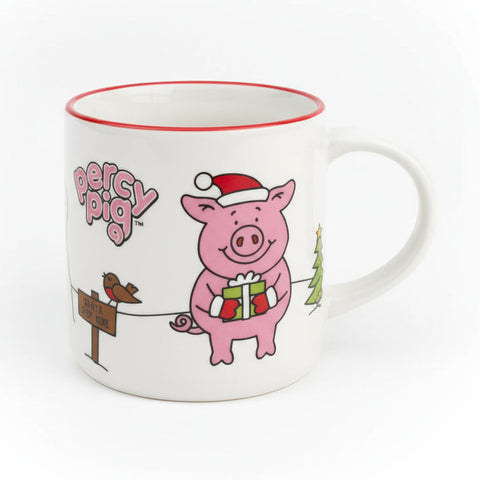 M & S Percy Pig Christmas Mug