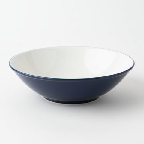 M & S Sennen Blue and White Soup/Cereal Bowl