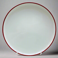 M & S Tribeca Red Rim Side Plate