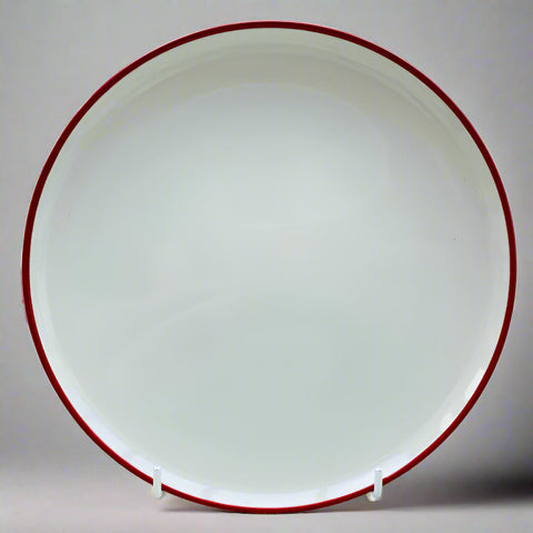 M & S Tribeca Red Rim Side Plate