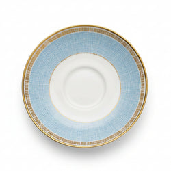 St Michael Mosaic Blue Tea Saucer