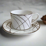 Marks & Spencer Pavilion Swirl Tea Cup & Saucer