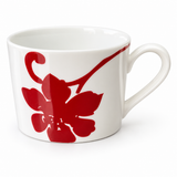 Marks & Spencer Red Damask Tea Cup
