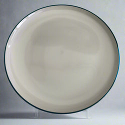 M & S Tribeca Rim Blue Dinner Plate