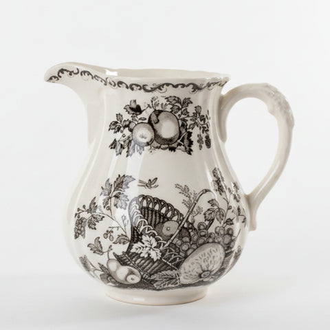 Mason's Fruit Basket Black 1 Pint Jug