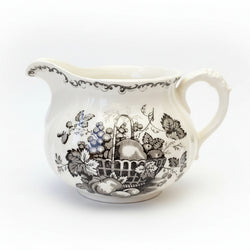 Masons Fruit Basket Black Milk Jug
