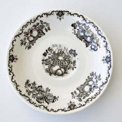 Masons Fruit Basket (Black) Tea Saucer