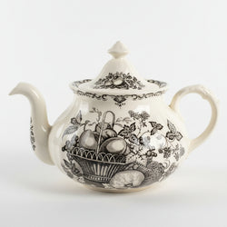 Mason's Fruit Basket (Black) Teapot, 1.5 Pints