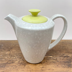 Poole Pottery Lime Yellow and Seagull Streamline Hot Water Pot