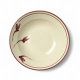 Poole Pottery Dragonfly Burgundy Pasta Bowl, 9.25"
