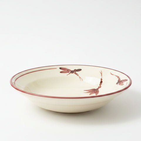 Poole Pottery Dragonfly Pasta Bowl, 9.25"