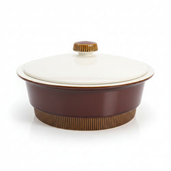 Poole Pottery Chestnut Lidded Serving Dish, 2.5 Pints