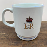 Poole Pottery Commemorative Mug (Silver Jubilee)