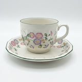 Poole Pottery Daisy Tea Cup & Saucer - Shaped