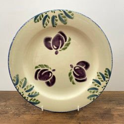 Poole Pottery Dorset Fruit Dinner Plate (Plums) 10.5"