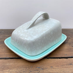 Poole Pottery Ice Green & Seagull Cheese Dish - Contour