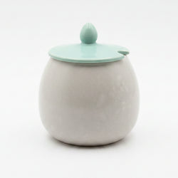 Poole Pottery Ice Green & Seagull Jam/Preserve Pot (Lidded)