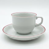 Poole Pottery Red Tango Tea Cup & Saucer