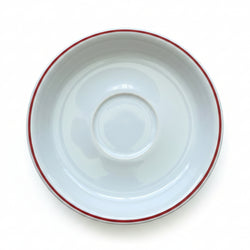 Poole Pottery Red Tango Tea Saucer