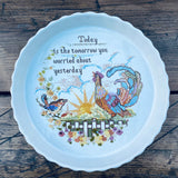 Poole Pottery Sampler Quiche Dish - Home
