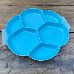 Poole Pottery Sky Blue Dove Grey Hors D'oeuvre Dish
