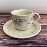 Poole Pottery Springtime Coffee Cup & Saucer