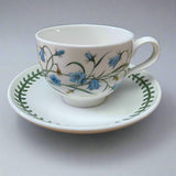 Portmeirion Botanic Garden Tea Cup & Saucer - Harebell