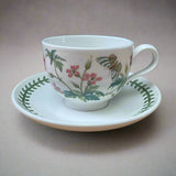 Portmeirion Botanic Garden Tea Cup & Saucer - Herb Rocket