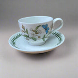 Portmeirion Botanic Garden Tea Cup & Saucer - White Campion