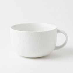 Queens White on White Comfy Cup 