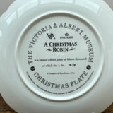 The Victoria & Albert Christmas Robin Plate