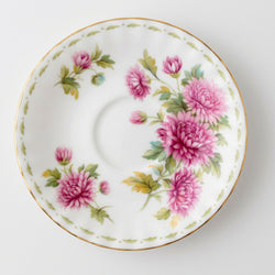 Royal Albert Flower of the Month Tea Saucer - Chrysanthemum (Nov)