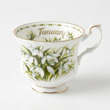 Flower of the Month Tea Cup (Jan - Snowdrops)