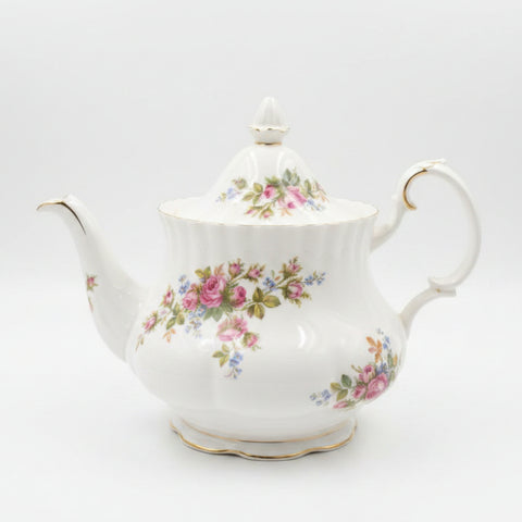 Royal Albert Moss Rose Teapot, 2 Pint