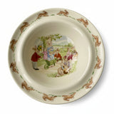 Royal Doulton Bunnykins Rimmed Bowl - Wheelbarrow Race