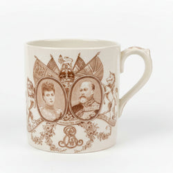 Royal Doulton Coronation Mug - Edward VII & Queen Alexandre