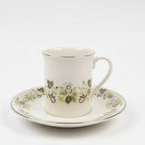 Royal Doulton Vanity Fair Demitasse Coffee Cup & Saucer