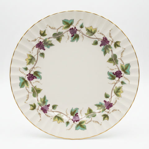 Royal Worcester Bacchanal Dinner Plate - Cream