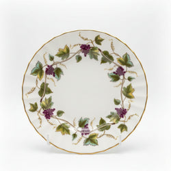 Royal Worcester Bacchanal Tea Plate - White