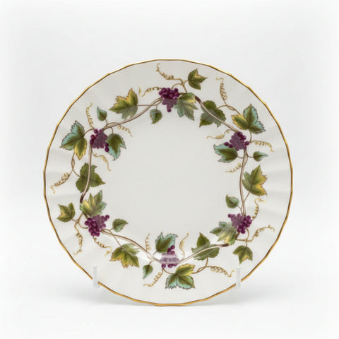 Royal Worcester Bacchanal Tea Plate - White