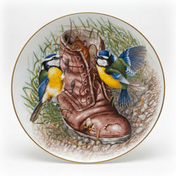 Royal Worcester Garden Birds - Blue Tits Plate