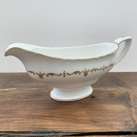 Royal Worcester Gold Chantilly Gravy Boat