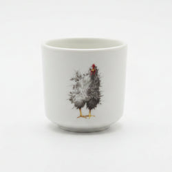 Royal Worcester Wrendale Designs Egg Cup - Grey Chicken