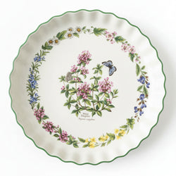 Royal Worcester Worcester Herbs Flan Dish 10.5" (Thyme)